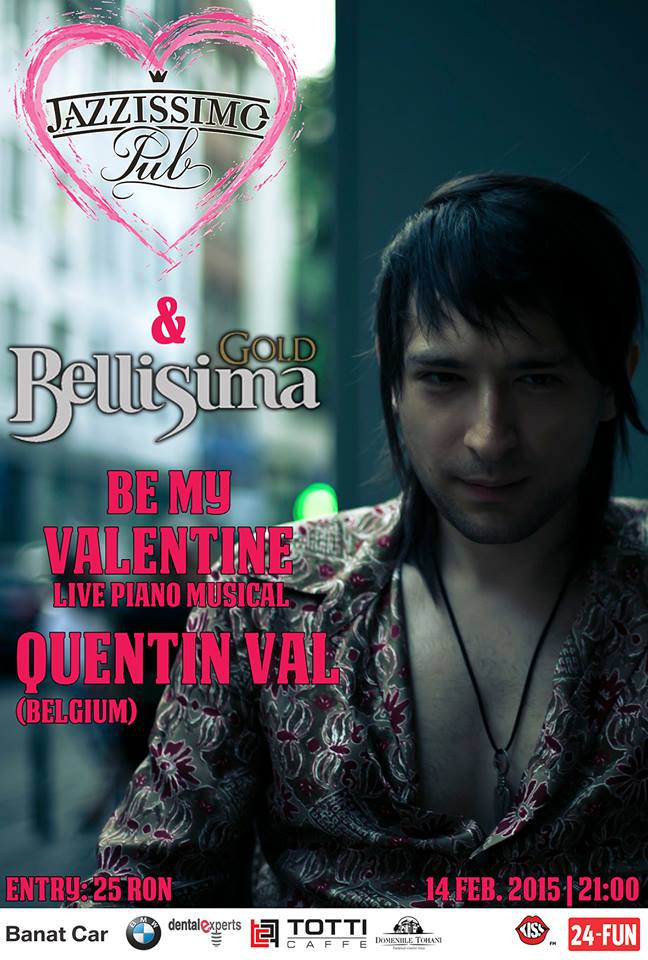 Be my Valentine – live piano musical by Quentin Val